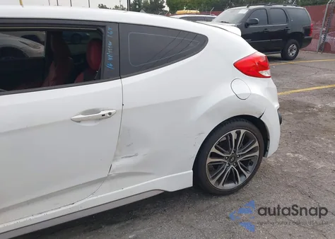 2016 Hyundai Veloster Turbo R-Spec from USA, damaged, VIN KMHTC6AE5GU289375